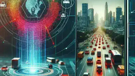 "Aplicación de la DGT que muestra predicción de tráfico en tiempo real utilizando inteligencia artificial en dispositivo móvil."
